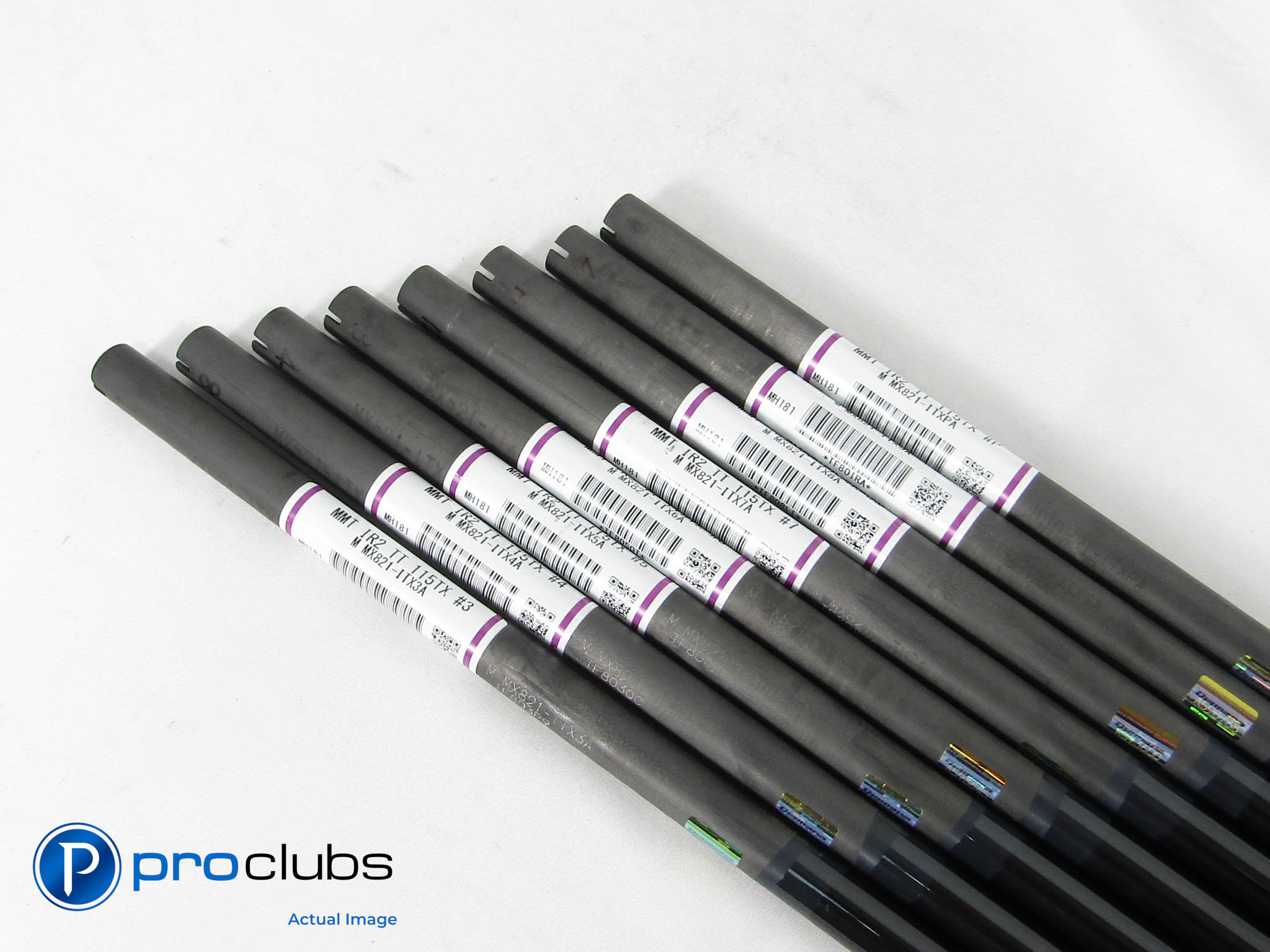 New! 8pc Mitsubishi MMT 115 TX-Flex 3-PW Shaft Set .355